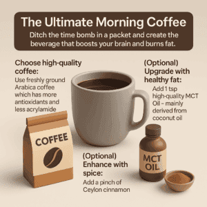 3-in-1 เครื่องดื่มเคมีที่ 'ทำลาย' ทั้งตับและหลอดเลือด 5 Mr. Mdx coffee