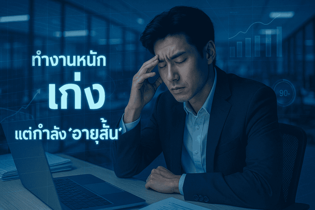 "ทำงานหนัก" ไม่ได้แปลว่า "เก่ง" แต่กำลัง "อายุสั้น" 56 Ep121 ทำงานหนัก cover