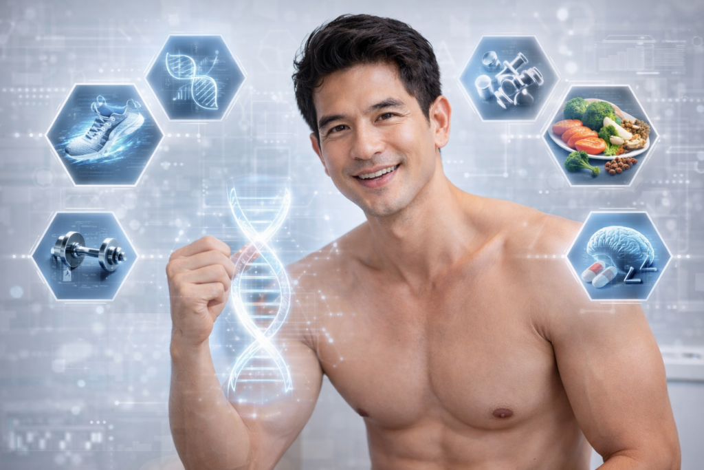 The Longevity Code: ถอดรหัสยีนชะลอวัย 6 ขั้นตอนอัปเกรดร่างกายสู่วัยหนุ่ม 1 127830 0